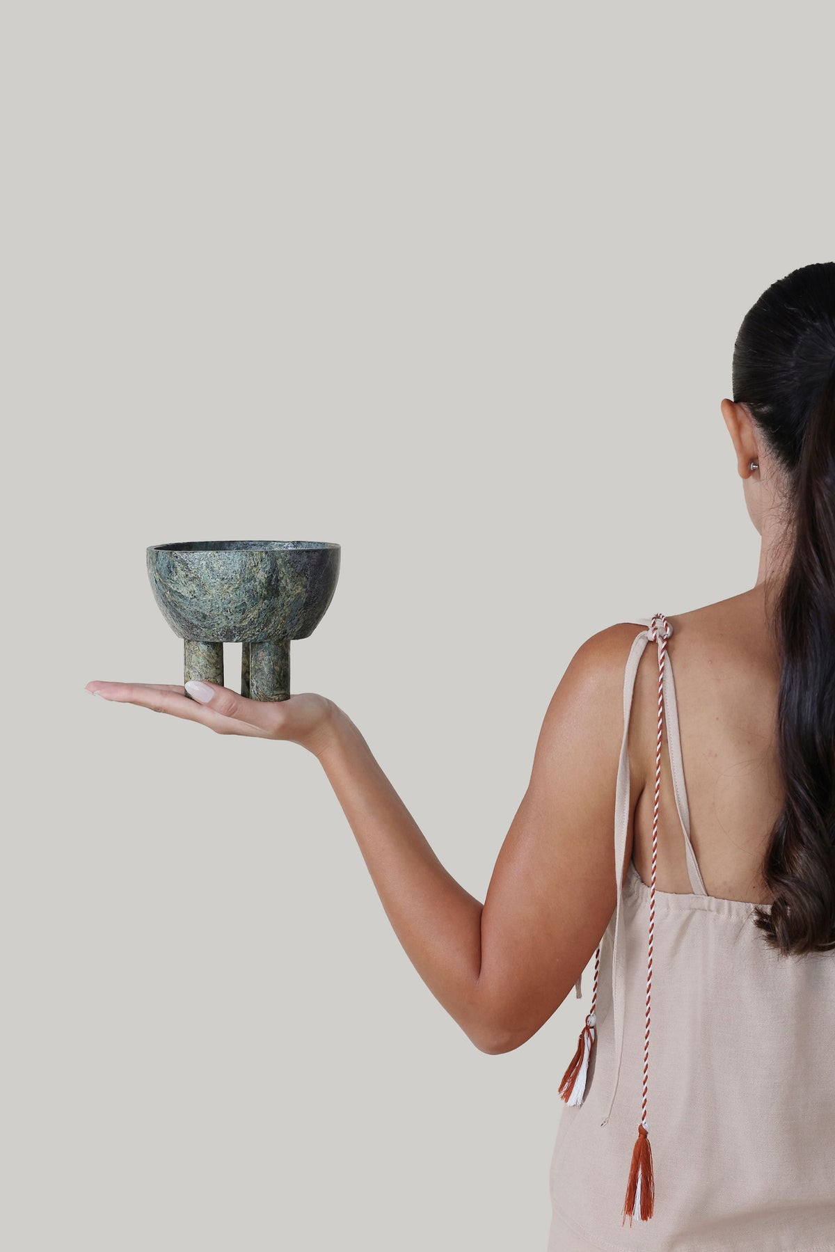 Orbe Bowl - Green Forest
