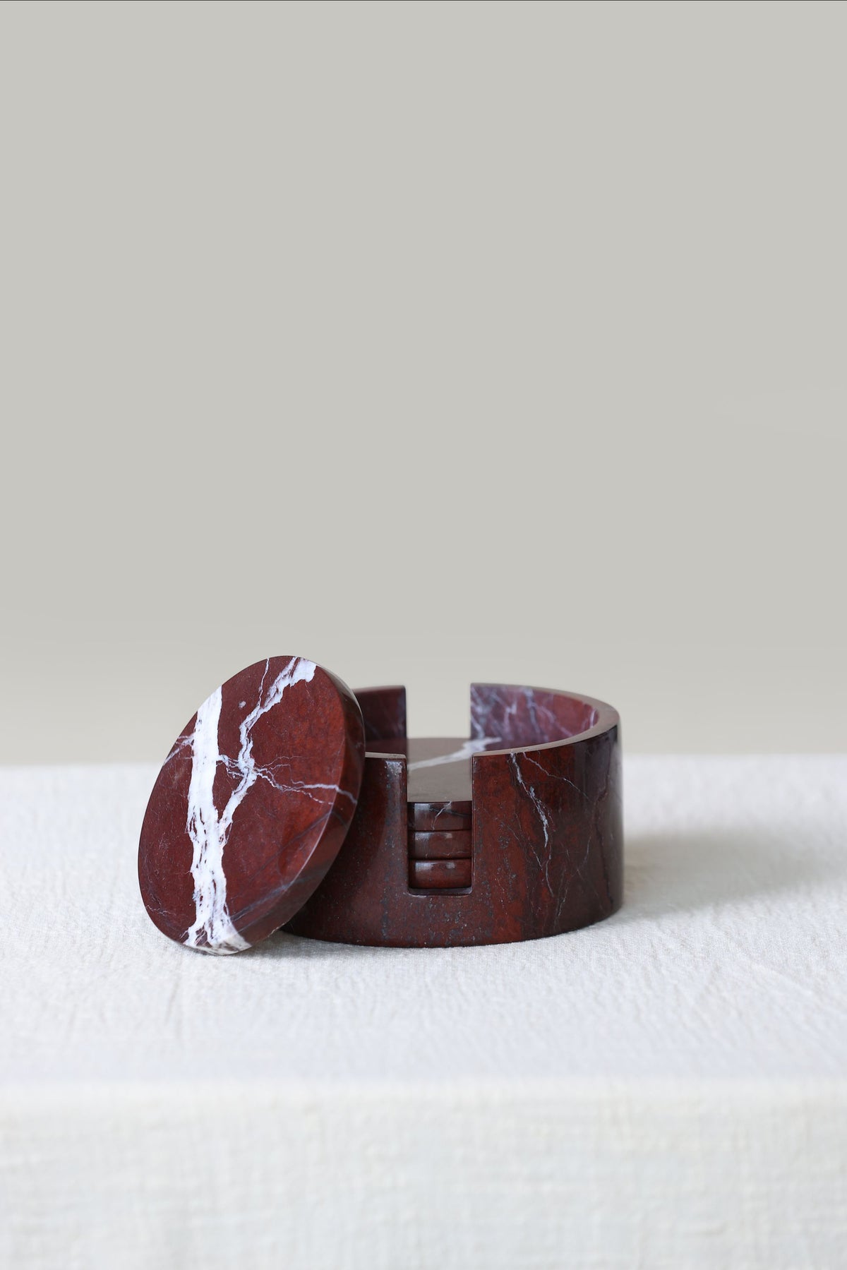 Orbe Coasters - Rosso Livanto