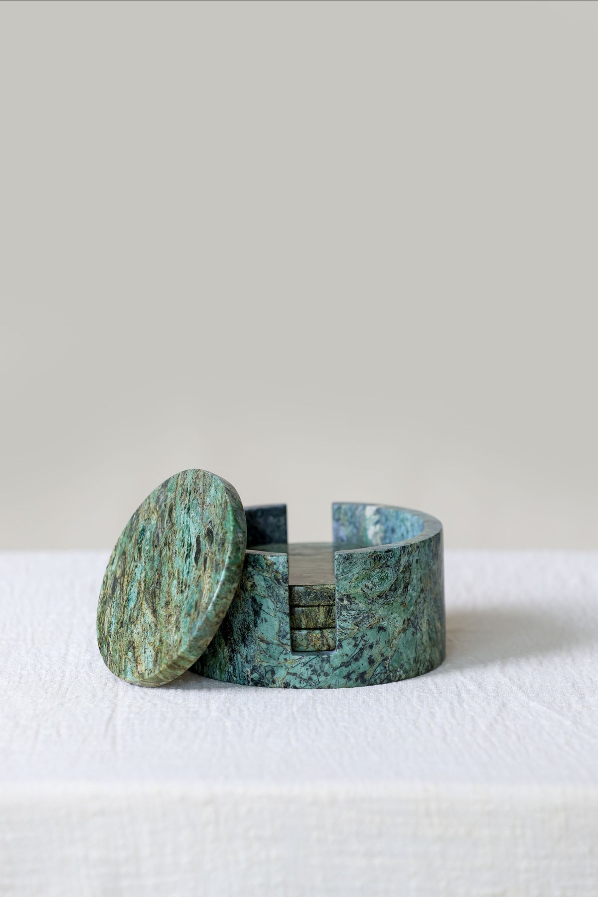 Orbe Coasters - Green Forest