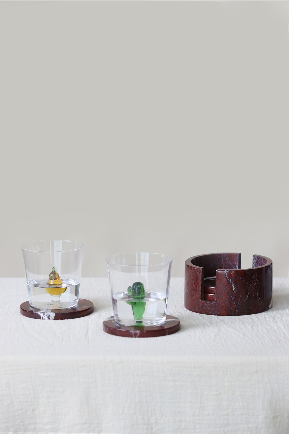 Orbe Coasters - Rosso Livanto