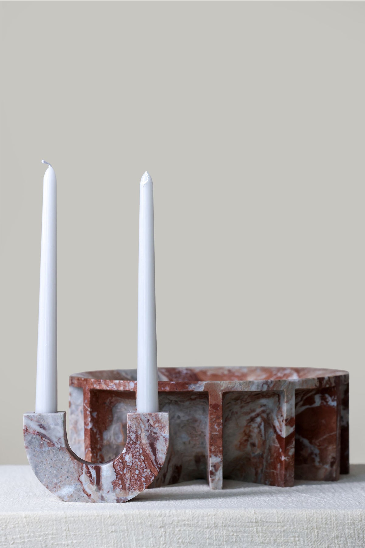 Loop Candle - Rosso Orobico
